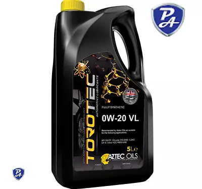 Fully Synthetic Engine Oil TOROTEC 0W-20 VL PCM028 Low Viscosity Engine Oil • £9.99