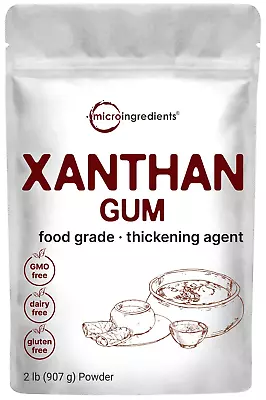 Xanthan Gum Powder 2Lb - Premium Food Grade For Cooking Keto Baking Thickening • $37.99