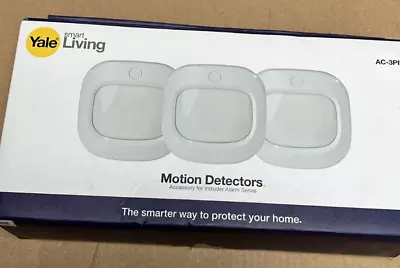 Yale AC-3PIR Sync Alarm Motion Detector 3 Pack- Sync Alarm Accessory  • £71.98