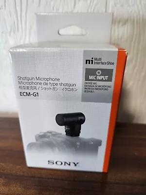 Sony ECM-G1 Capsule Vlogger Shotgun Microphone - Black • $90