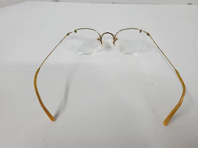 Vintage Rimless Bausch & Lomb 1/10 12 KGF Eyeglasses NO Case • $39.99