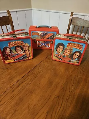 Vintage 1980 Dukes Of Hazzard Metal Lunchbox & Thermos • $499