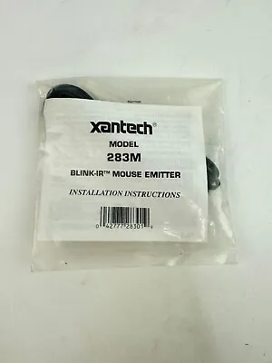 XANTECH 283M Blink IR Mouse Emitter 7 Foot Cord W/ 3.5mm Stereo Jack NEW SEALED • $10.29