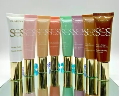 Clarins SOS Face Primer Base 1oz. NEW IN BOX- CHOOSE SHADE!! • $12.95