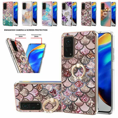 For XiaoMi Poco X5 Pro M4 X4 Pro 13 Lite Shockproof Marble Case Ring Stand Cover • $16.88