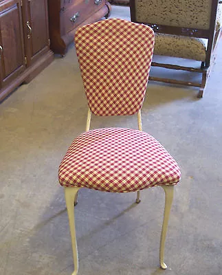 Cream Painted Vanity Chair Ice Cream Chair  (SC170) • $199