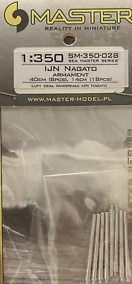 Master 350028 1/350 IJN Nagato Armament Barrel Set • $24