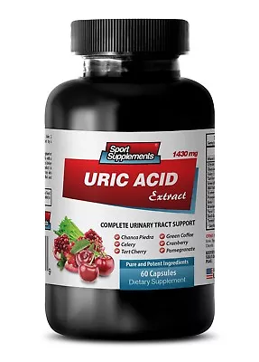 $21.21 • Buy Gout Relief Formula - Uric Acid Formula 1430mg 1B - Pomegranate Extract