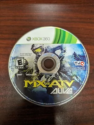 MX Vs. ATV Alive (Microsoft Xbox 360 2011) NO TRACKING - DISC ONLY #A6273 • $5.55