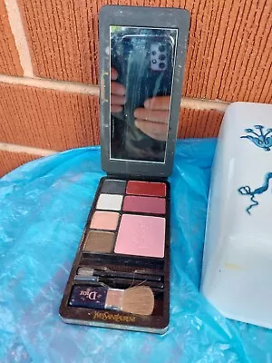 YSL Eye Shadow Palette Makeup Lipcolor Powder Blusher Dior Brush • $55