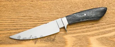 Lom Handmade J-2 Stainless Steel Color Camel Bone Mountain Man Knife With Sheath • $99.99