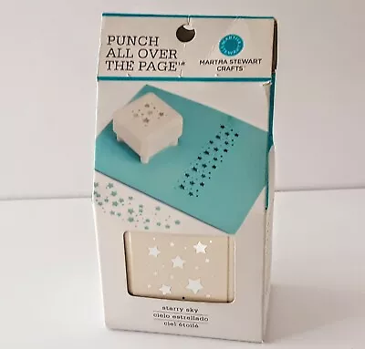 Martha Stewart Paper Punch All Over The Page STARRY SKYS In Box EK Success • $18.99