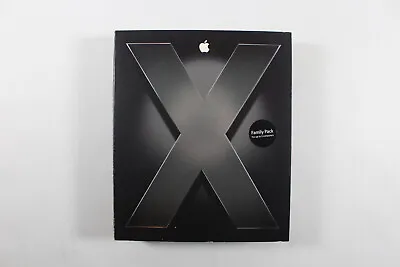 Mac OS X Tiger 10.4 Apple Macintosh Operating System Software OSX Big Box 2005  • $124.99