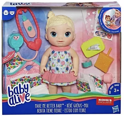 Baby Alive Make Me Better Blond Baby Girl E2636 • $45