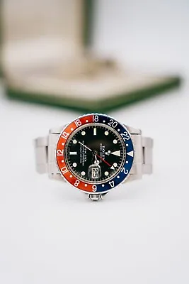 Rolex GMT-Master Men's Vintage 1968 Watch With Blue/Red Bezel - 1675 • $16186.30