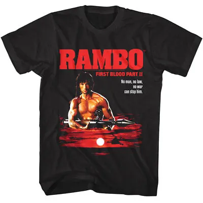 Rambo No War Can Stop Him Men's T Shirt • $26.99