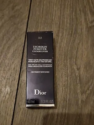£10.50 • Buy Dior Diorskin Forever Foundation 051 Praline Undercover 24H Full Coverage