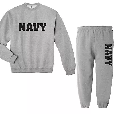 Crewneck Sweatsuit US United States Navy USN Sweatshirt And Sweatpants Tracksuit • $49.95