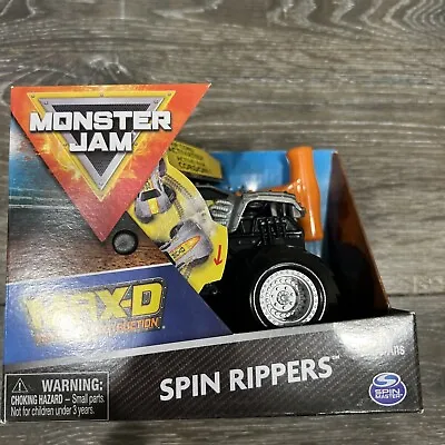 Monster Jam Max D Monster Truck 1:43 Scale Spin Ripper Cord Activated • $7.99