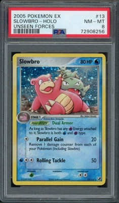 $29.99 • Buy Pokemon PSA NM-MT 8 EX Unseen Forces HOLO Slowbro 13/115
