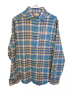 CAKEWORTHY DISNEY ALICE IN WONDERLAND Medium FLANNEL SHIRT  SHE'S A WILDFLOWER?  • $49.99