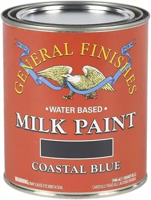 General Finishes Coastal Blue Milk Paint Quart • $55