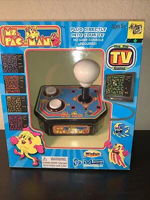 Ms. PACMAN Plug And Play Classic Arcade TV Game Vintage Entertainment 1993 New • $59.98