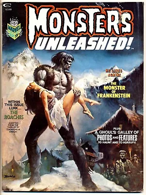 MONSTERS UNLEASHED #2 VG Frank Brunner Marvel Comics Magazine 1974 • $20