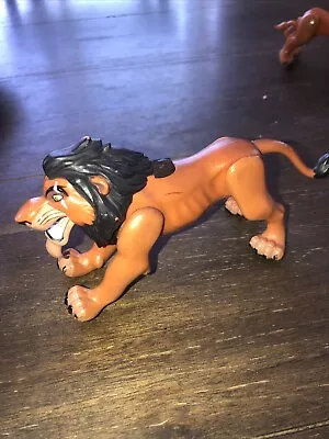 Vintage 1994 Disney The Lion King Fighting Action Figure: Scar • $8