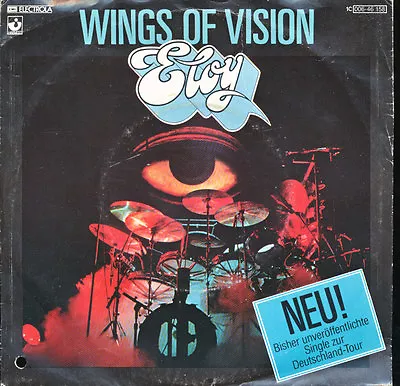 Eloy Wings Of Vision / Sunset German 45 W/PS • $29.99