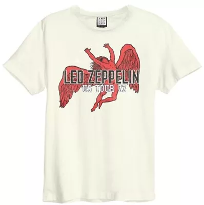 LED ZEPPELIN - Led Zeppelin Us Tour 77 Icarus Amplified Vintage Whit - I600z • £20.94