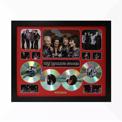 The Rolling Stones Signed & Framed Memorabilia - 4 CD - Red - Limited Edition  • $105.60
