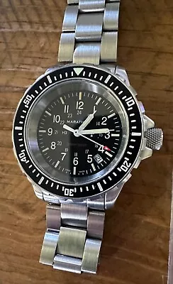 MARATHON 41mm Large Diver's Quartz (TSAR) Pre-Owned Bracelet & New Strap • $950