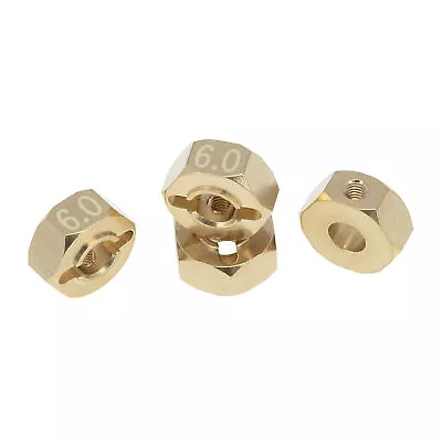 Brass Heavier Wheel Hex Hub For Axial SCX10 90046 RR10 RGT 86100 MST 1/10 RC • $5.68