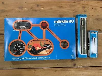 Märklin HO Set-S 2930 - Complete Train Set In Pristine Condition Plus 2 Carts • $455