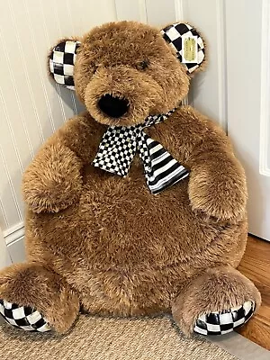 Mackenzie Childs Plush Bear Mack Bear Chair 21 X 21 X 22” • $100