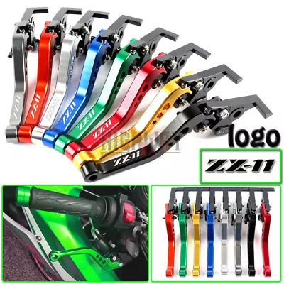 Motorcycle Short Alu Brake Clutch Levers For KAWASAKI Ninja ZX1100 / ZX-11 90-00 • $18.99