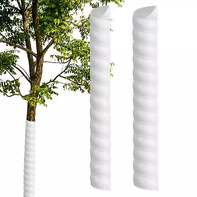 2/4PCS Tree Trunk Protector 2 Size Plastic Spiral Tree Guard Tree Bark Prote • $33.42