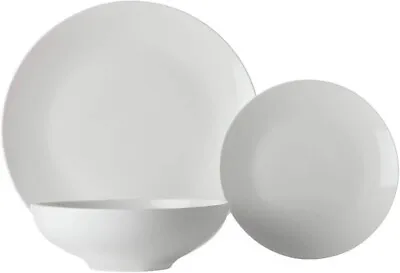 $65.99 • Buy Maxwell & Williams White Basics Tribeca Coupe Dinner Set 12Pc Gift Boxed