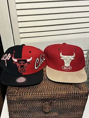 Mitchell Ness Chicago Bulls Hat Lot • $45