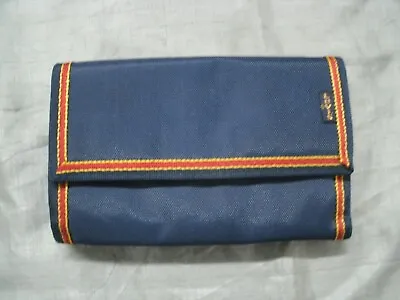 Levi's Men's Trifold Wallet Blue Red & Yellow Trim Change Credit Card Notes NWOT • $24.95