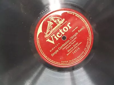 Mischa Elman - 78 Rpm Victor 74515: THOME Simple Aveu; V+ Cond • $9.01