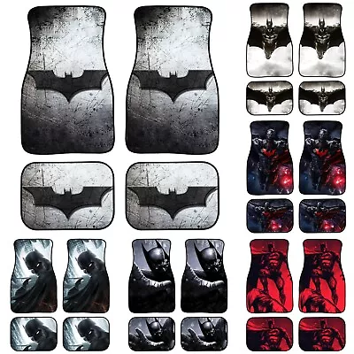 Batman 4PCS Car Floor Mats Pickup Truck Front Rear Rugs SUV Rubber Carpets • $76.94