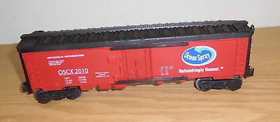 Rgs Custom Lionel Reefer O Gauge Train Car Oceanspray Cranberry Juice Black Roof • $39.95