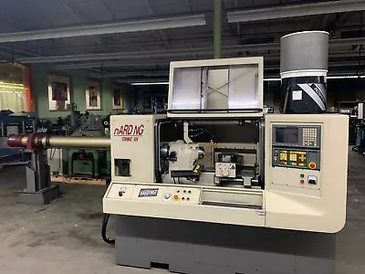 Hardinge CHNC-III CNC LATHE Fanuc 18T Vertical Cutoff Hardinge Bar Feed • $14399