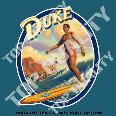 VINTAGE HAWAII SURFING Decal Sticker Vintage Americana Hot Rod Rat Rod Surfing • $6.50