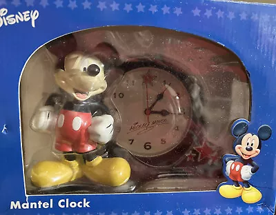 Mickey Mouse Disney Mantel Clock NIB • $24.95