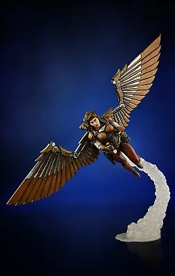 Toy Soldier Girl Steampunk Wings Collectible Miniature Painted 1/24 Scale 75mm • $119