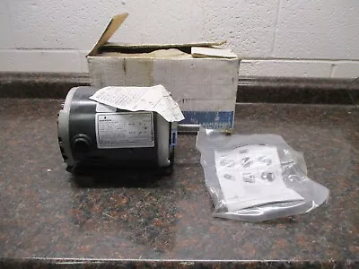 New Emerson 8100 SA55JXSFB-4866 1/3HP 115V Belt Drive Fan / Blower Motor • $119.99