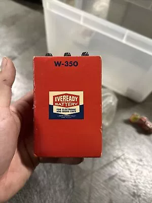 Eveready W-350 Vintage Battery One Of A Kind Rare • $45